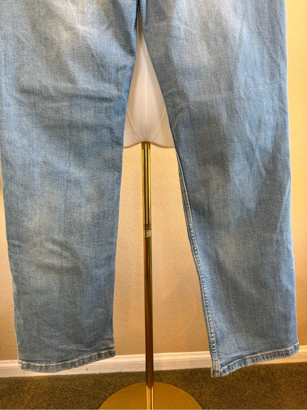 Levi's 514 Jeans Men's 36x32 Blue Straight Fit Stretch Light Wash